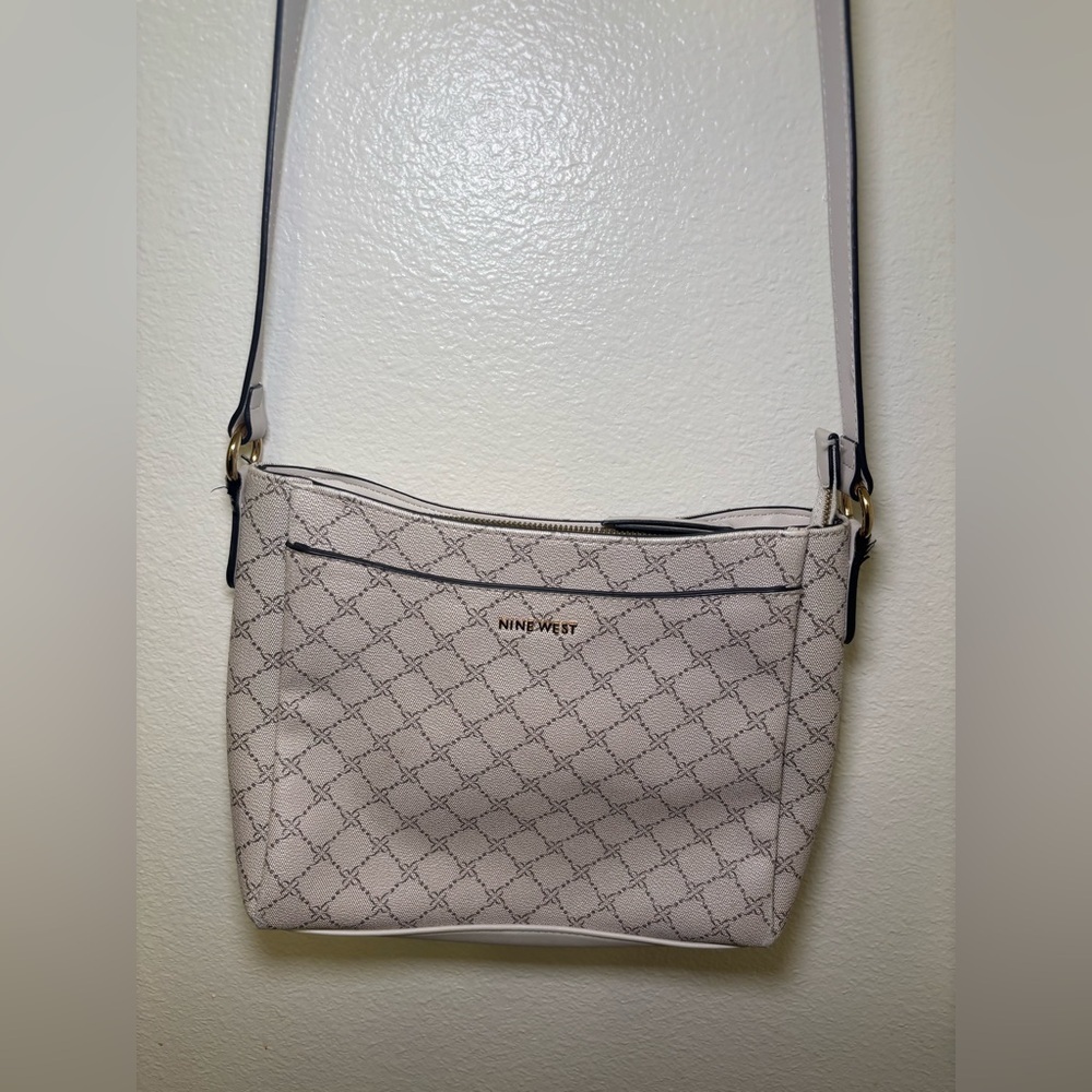 Nine West Crossbody Bag - Cream and Gold - Picture 2 of 6